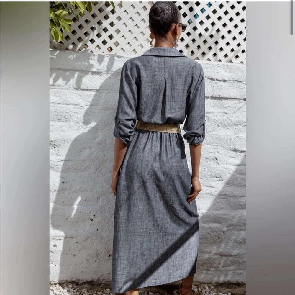 NEW ! ZARA BELTED
MIDI DRESS SIZE S 
🚨FIRM PRICE NO DISCOUNT ON THIS DRESS - Picture 13 of 13